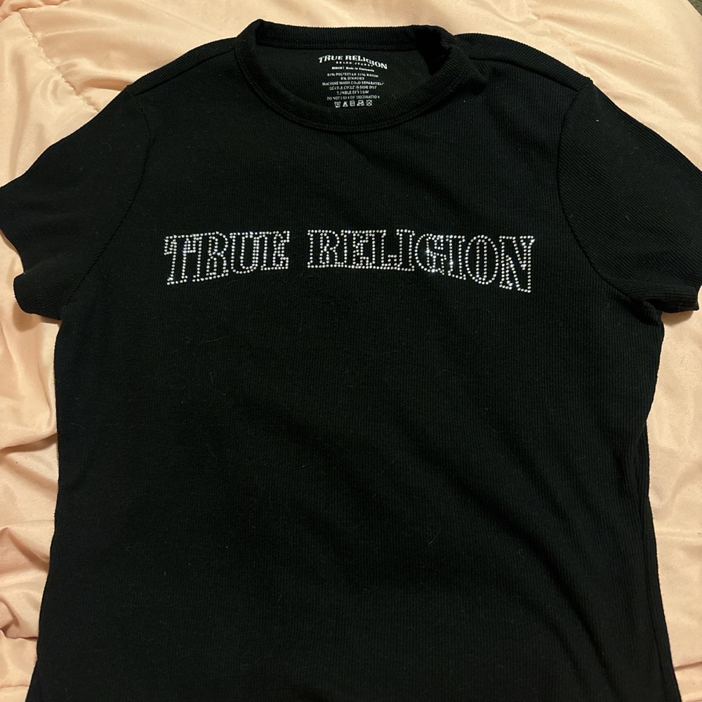 True Religion Black Tee